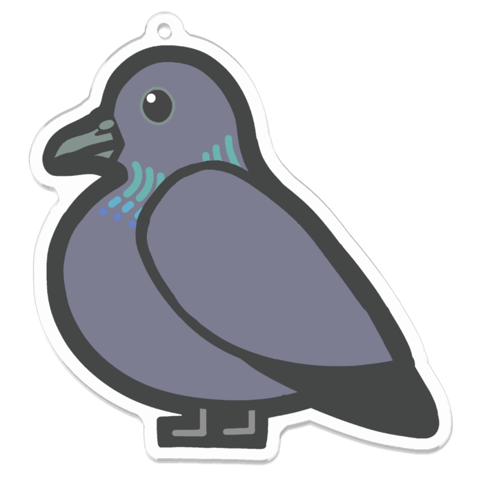 アクリルキーホルダー - 70 x 70 (mm)