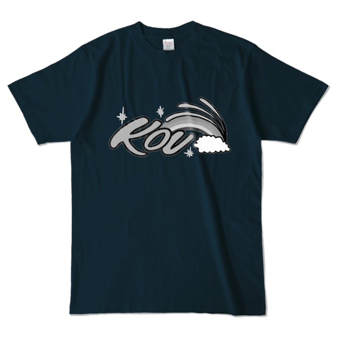 カラーTシャツ - L - ネイビー (濃色)