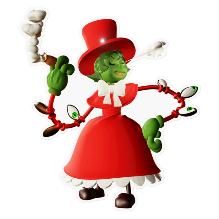 ステッカー - 160 x 160 (mm) クリア