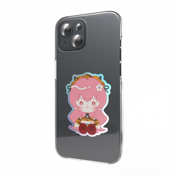 オーロラスマホステッカー - 縦