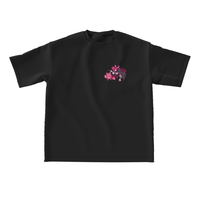 ビッグシルエットTシャツ - L - 両面