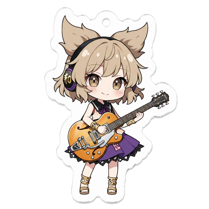 アクリルキーホルダー - 50 x 50 (mm)(キャラのみ)