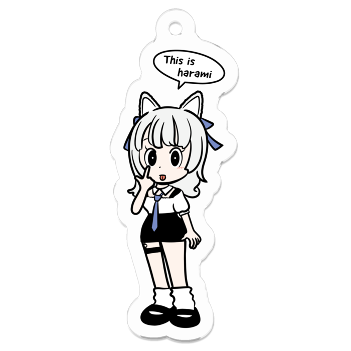 アクリルキーホルダー - 50 x 50 (mm)