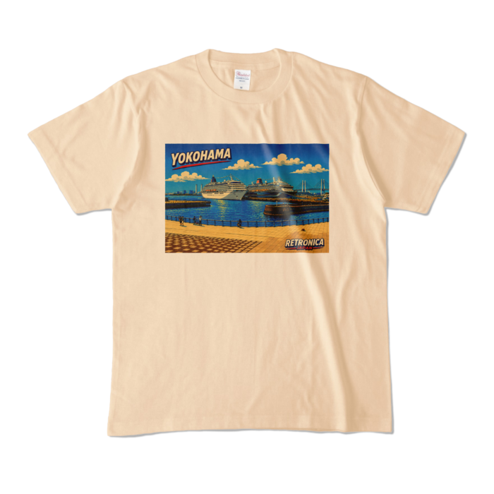 カラーTシャツ - M - ナチュラル (淡色)