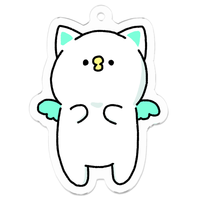 アクリルキーホルダー - 50 x 50 (mm)