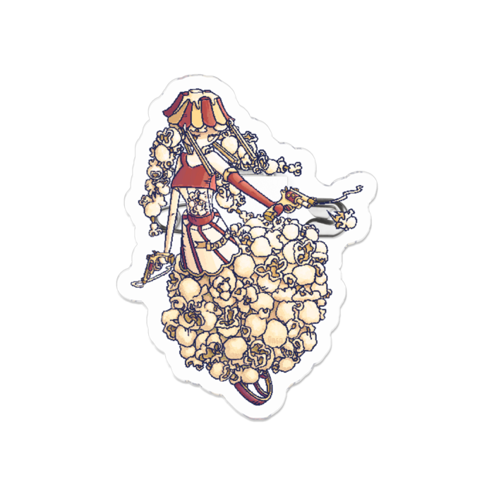 アクリルバッジ - 50 x 50 (mm)
