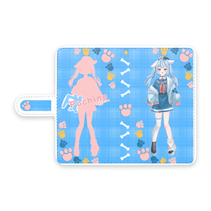手帳型Androidケース - S - ストラップ穴 あり