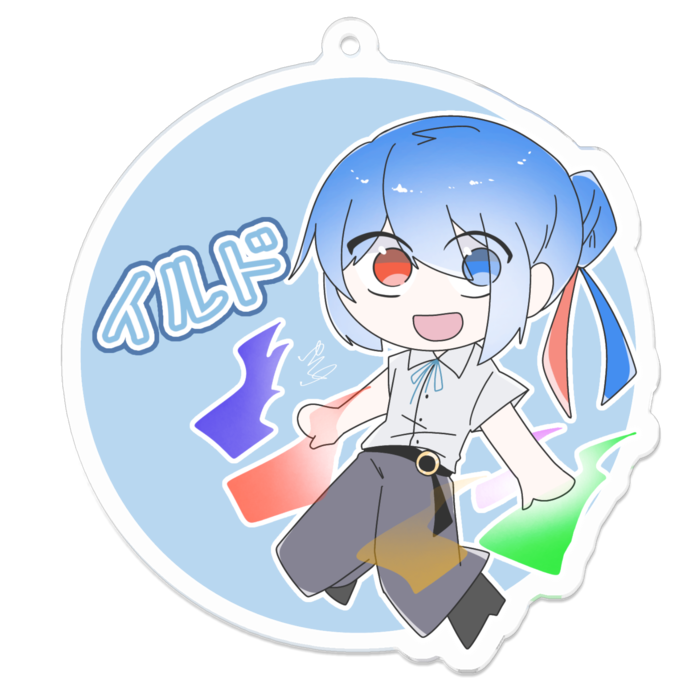 アクリルキーホルダー - 70 x 70 (mm)