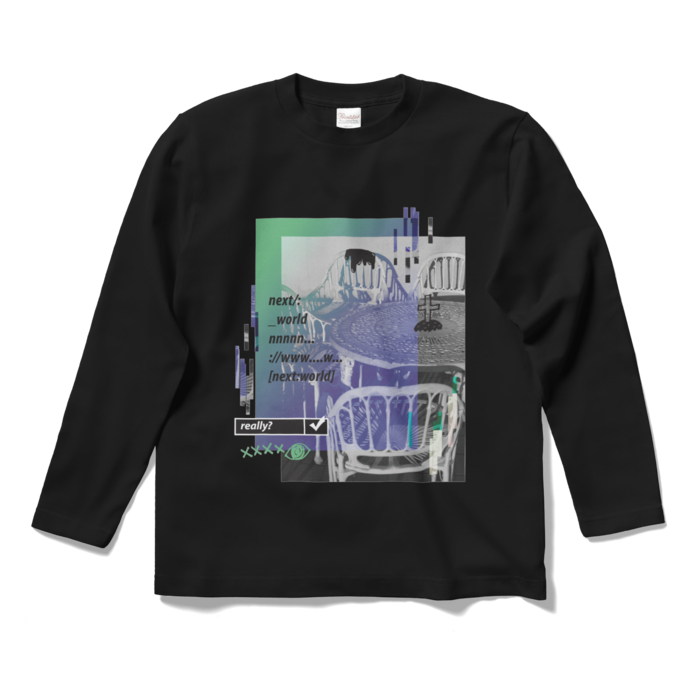 ロングスリーブTシャツ - S - ブラック