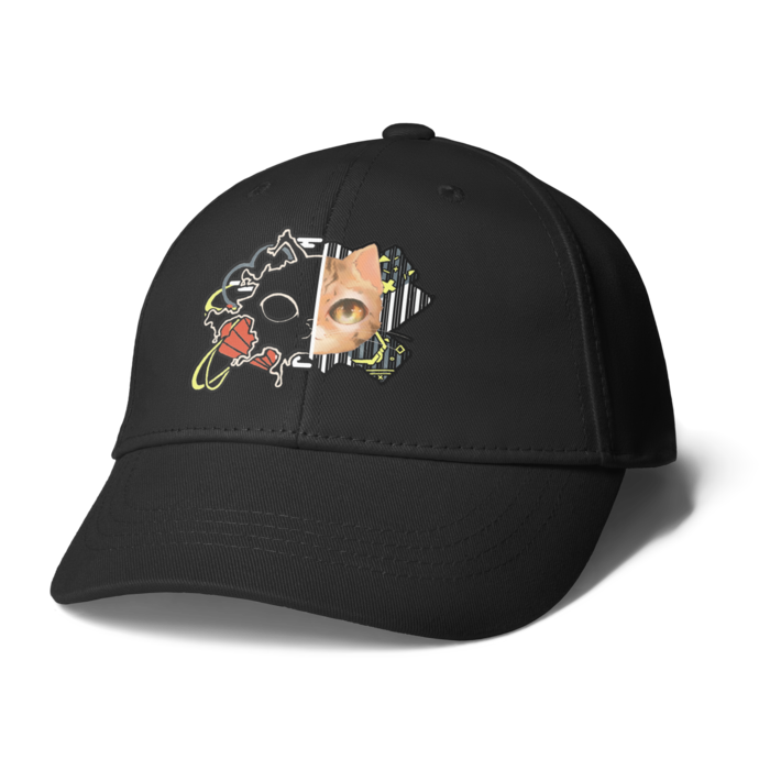 キャップ - ブラック