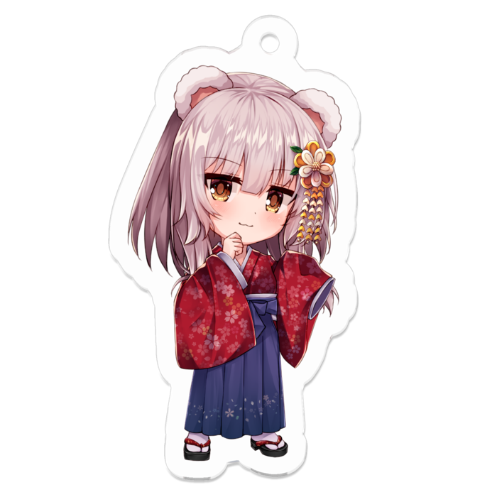 アクリルキーホルダー（コーティング） - 50 x 50 (mm)