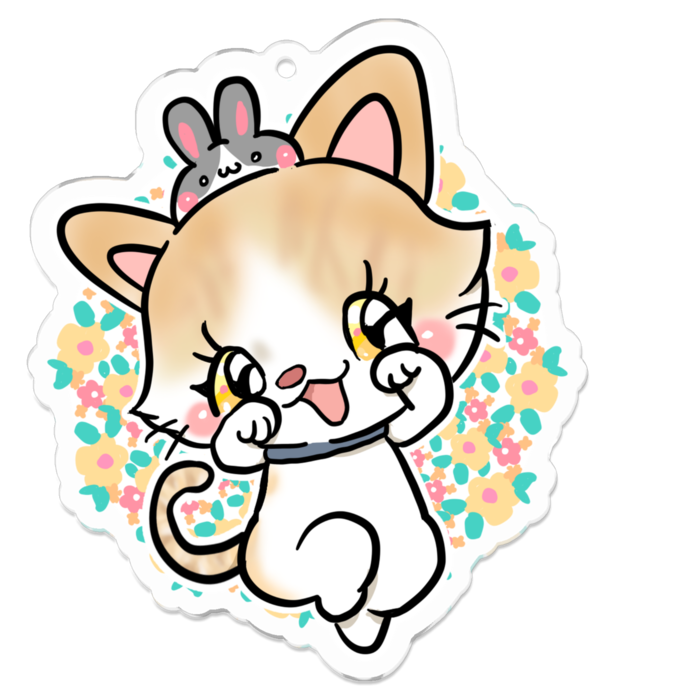 アクリルキーホルダー - 70 x 70 (mm)