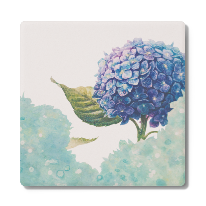 コースター「紫陽花」