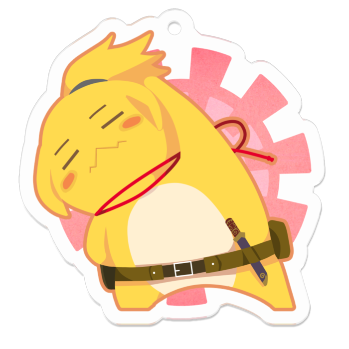 アクリルキーホルダー - 50 x 50 (mm)