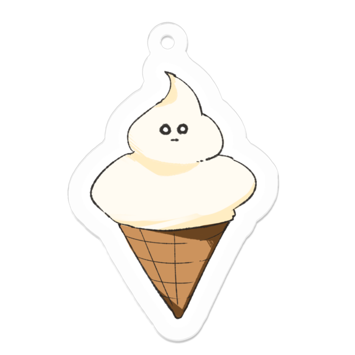 アクリルキーホルダー - 50 x 50 (mm)