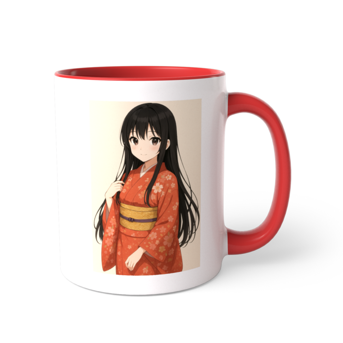 ツートンカラーマグカップ - 直径 8.2cm / 高さ 9.5cm