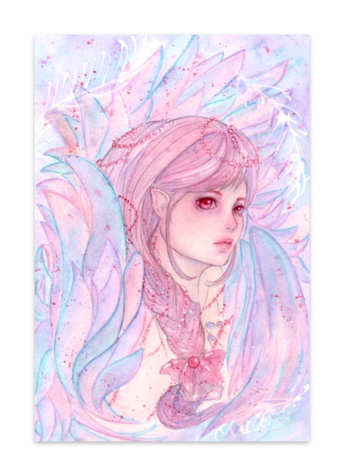 ポストカード(10枚セット) - ヴァンヌーボVGスノーホワイト195kg