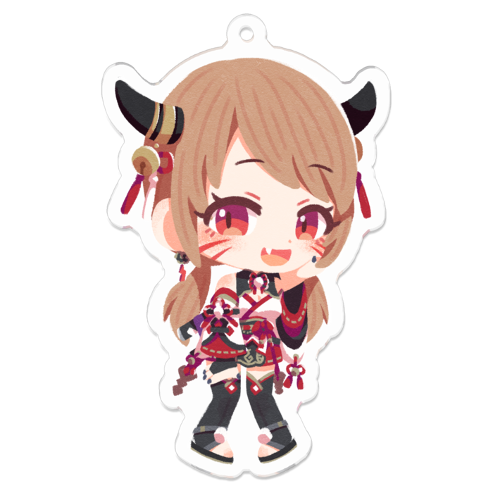 アクリルキーホルダー - 70 x 70 (mm)