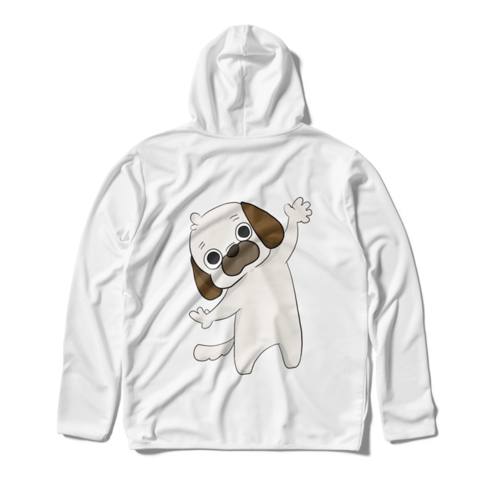 ジップパーカー - L - ホワイト