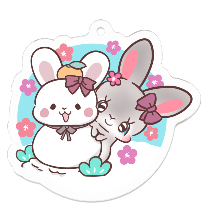 アクリルキーホルダー - 50 x 50 (mm)