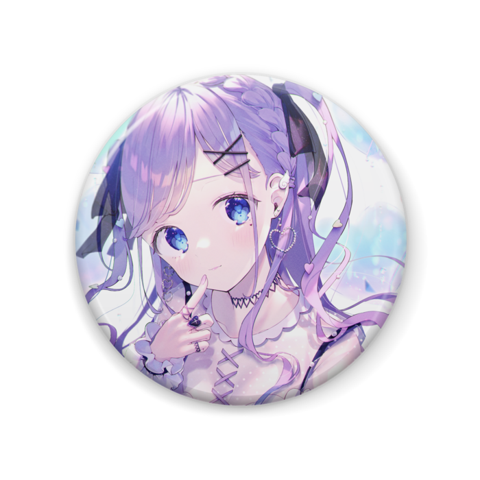 【お披露目1周年イラスト】缶バッジ - 57mm