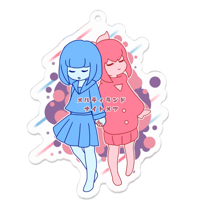 アクリルキーホルダー - 70 x 70 (mm)