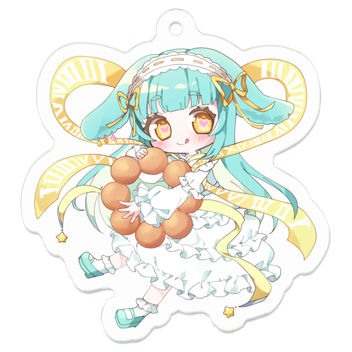 アクリルキーホルダー(コーティング) - 50 x 50 (mm)