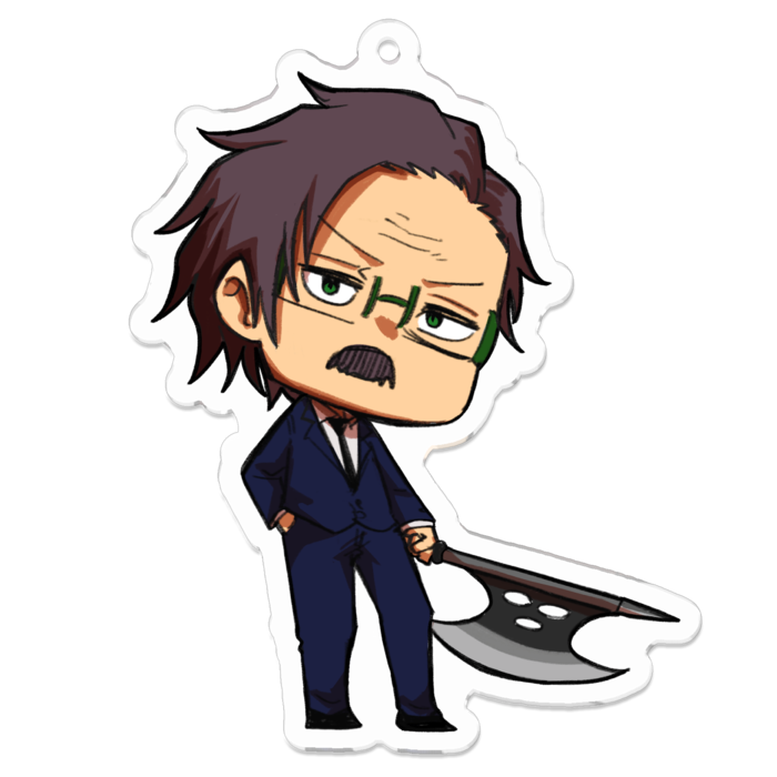 アクリルキーホルダー - 70 x 70 (mm)