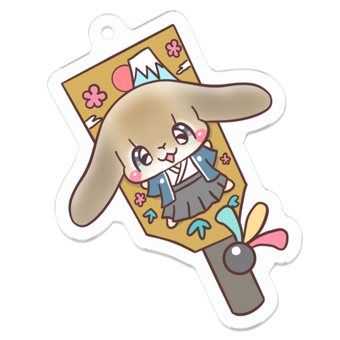 アクリルキーホルダー - 50 x 50 (mm)