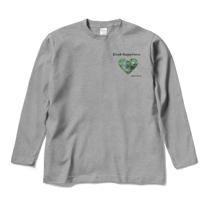 ロングスリーブTシャツ - M - 杢グレー