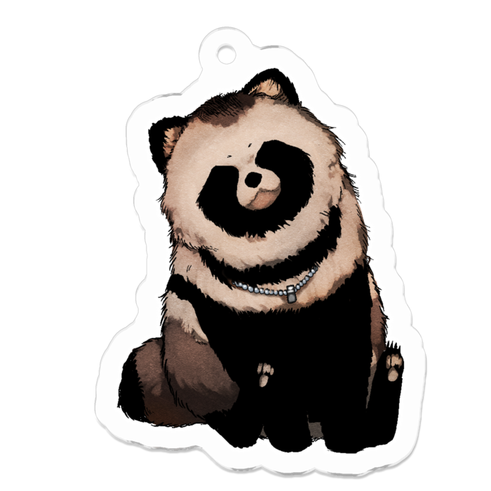 アクリルキーホルダー - 50 x 50 (mm)