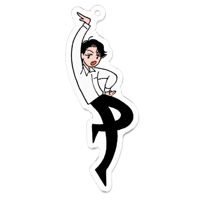 アクリルキーホルダー - 70 x 70 (mm)