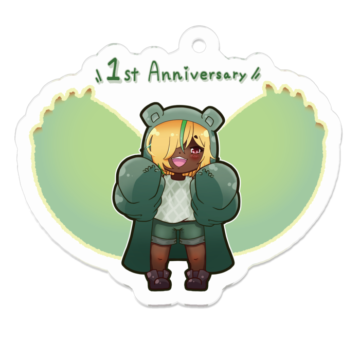 アクリルキーホルダー - 50 x 50 (mm)