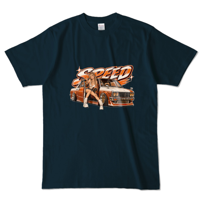 カラーTシャツ - L - ネイビー （濃色）