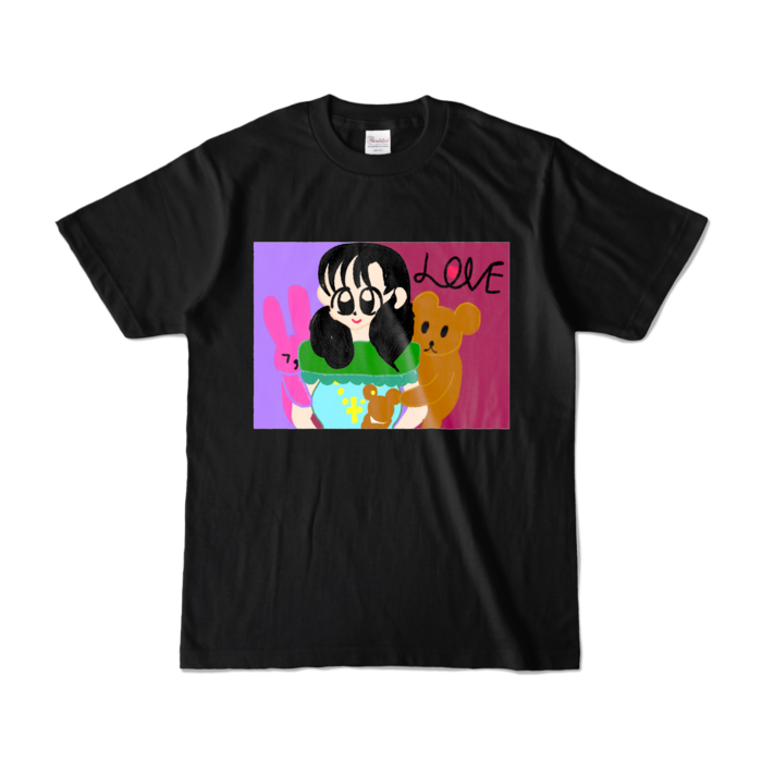 カラーTシャツ - S - ブラック (濃色)