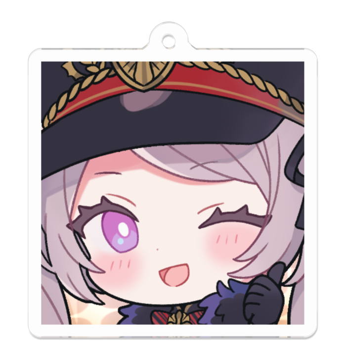 アクリルキーホルダー - 50 x 50 (mm)