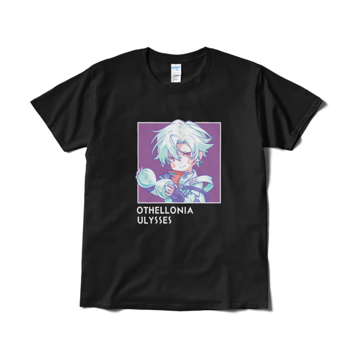 ちびキャラ「魔術師ユリシーズ」デザインTシャツ（L/ブラック）