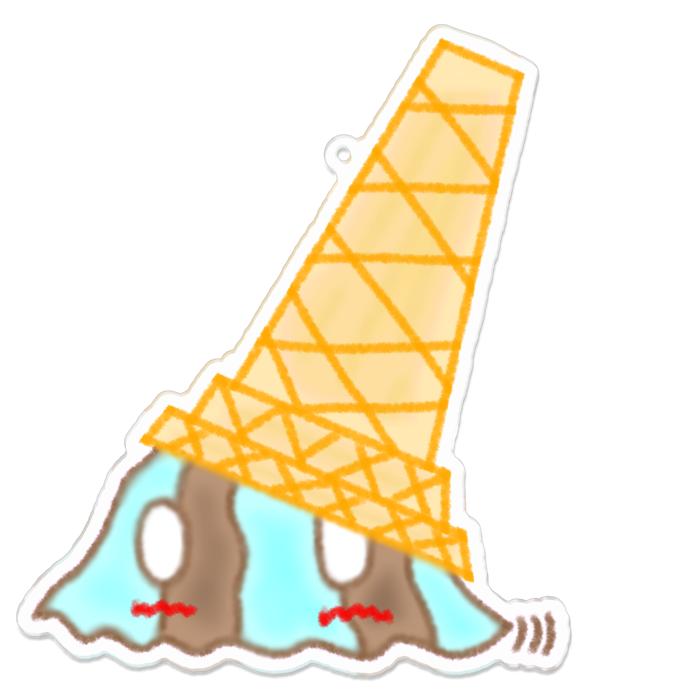 アクリルキーホルダー - 100 x 100 (mm)