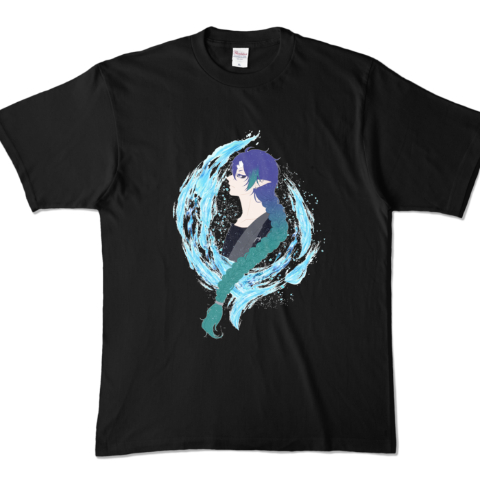 カラーTシャツ - XL - ブラック (濃色)