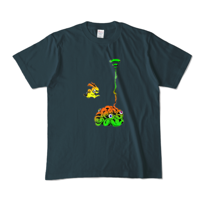 カラーTシャツ - M - デニム (濃色)(5)