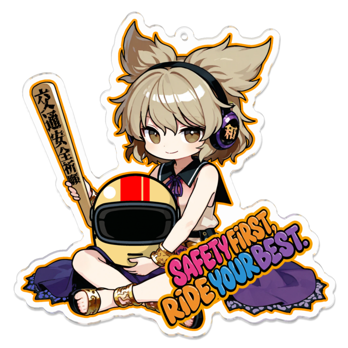 アクリルキーホルダー - 100 x 100 (mm)