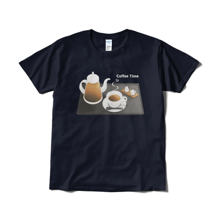 Tシャツ短納期　紺色　L