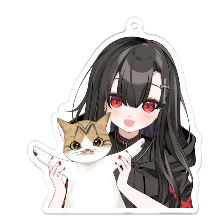 アクリルキーホルダー（コーティング） - 70 x 70 (mm)