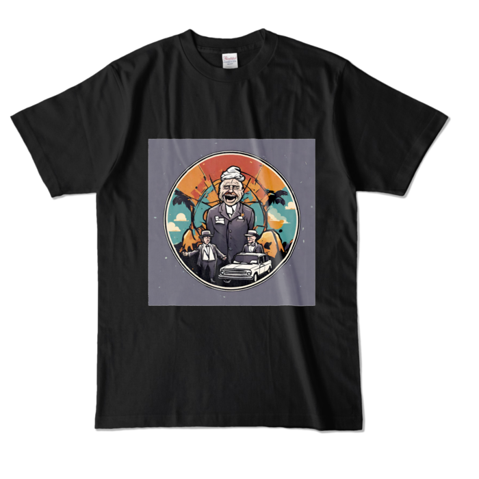 カラーTシャツ - L - ブラック (濃色)