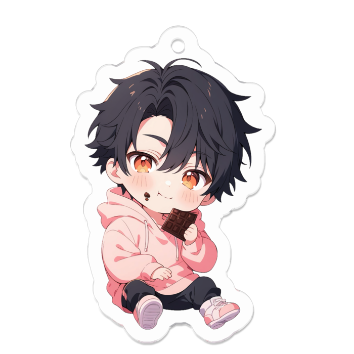 アクリルキーホルダー - 50 x 50 (mm)