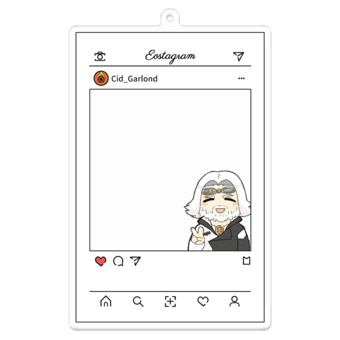 アクリルキーホルダー - 100 x 100 (mm)