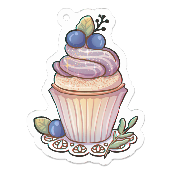 アクリルキーホルダー - 50 x 50 (mm)