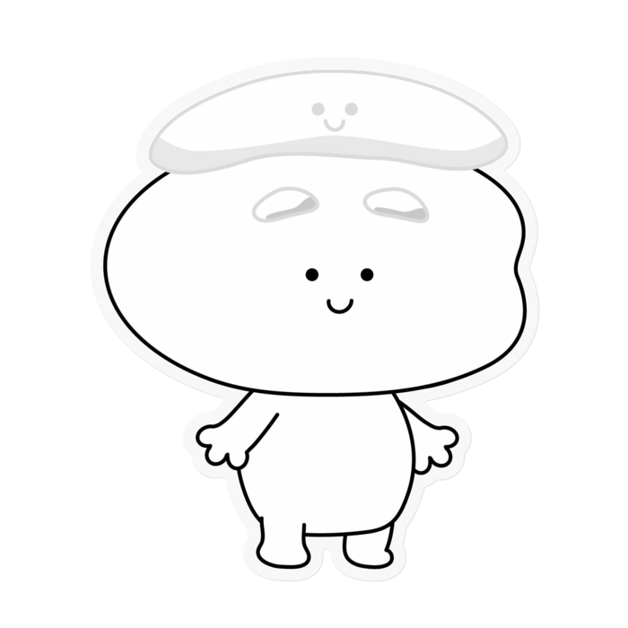 ステッカー（クリアタイプ） - 100 x 100 (mm)(1)