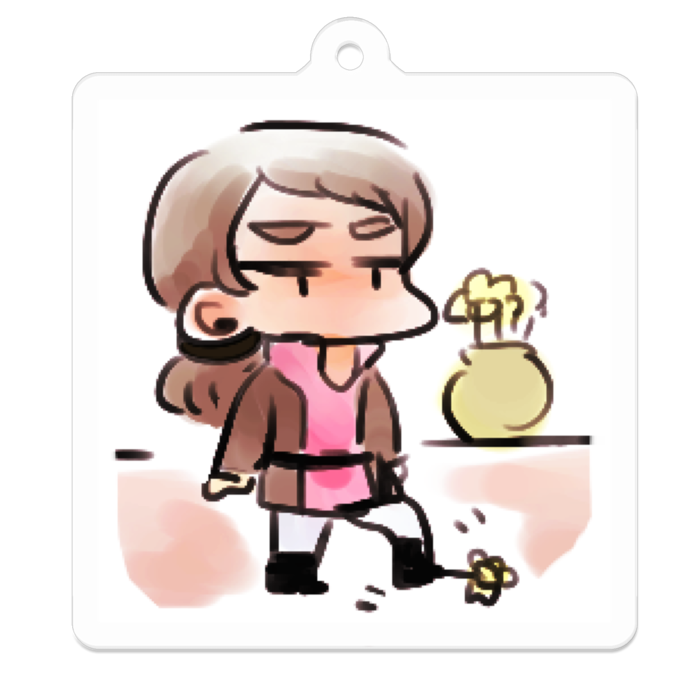 アクリルキーホルダー - 50 x 50 (mm)