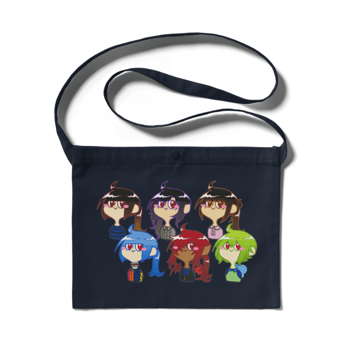 サコッシュ - 300 x 230 (mm)ネイビー